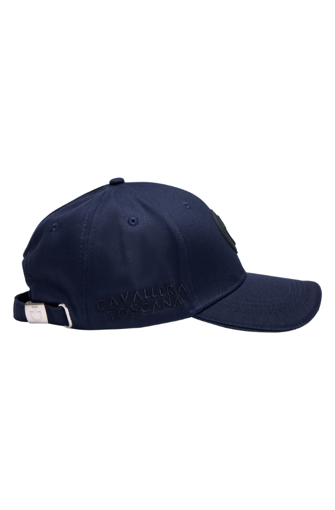 Silicone Patch Baseball Cap - Navy