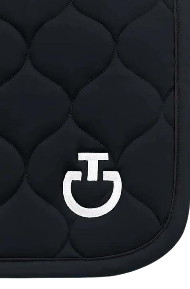 SS24 Circular Quilt Jersey Jump Pad - Black