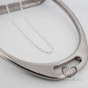 Sterling Silver Oval Belcher Chain 50cm