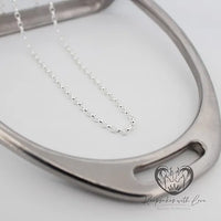 Sterling Silver Oval Belcher Chain 50cm