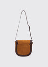 Monart Suede Saddle Bag - Camel