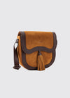 Monart Suede Saddle Bag - Camel