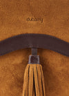 Monart Suede Saddle Bag - Camel