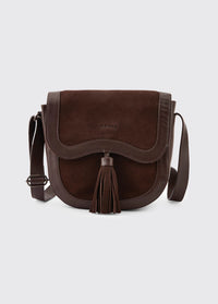 Monart Suede Saddle Bag - Cigar