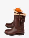 Midcalf Lined Tassel Boot - Conker