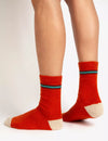 Lambswool Socks - Orange