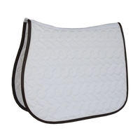 Absorb Jump Saddle Pad No Logo - White